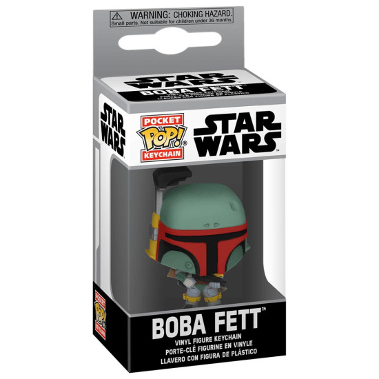 Funko Pop! Μπρελόκ: Star Wars - Boba Fett